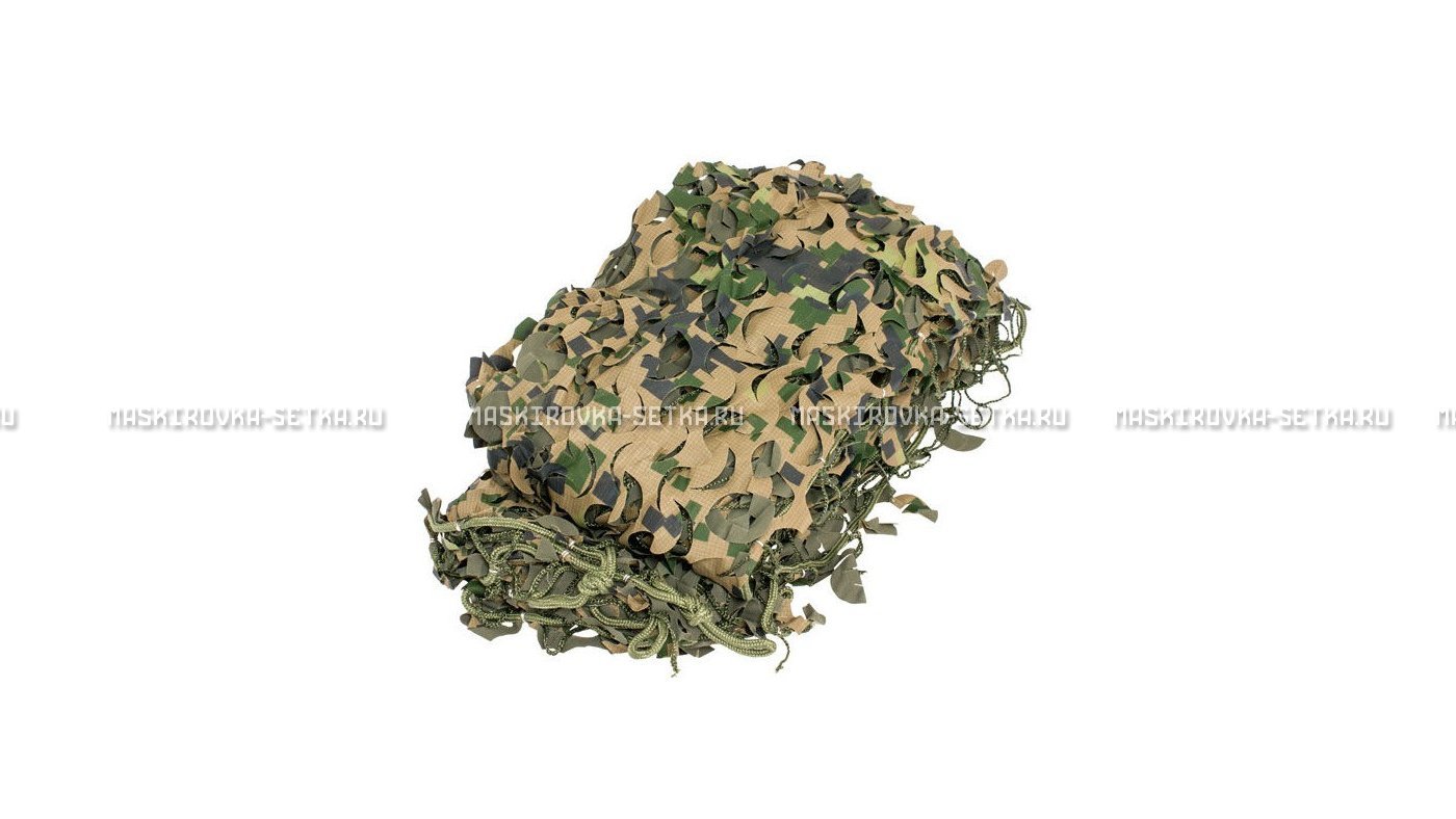 Массеть Camosystems Пейзаж-Профи Лес 3D 1,8х3 м  – купить по цене 3850 руб. в интернет-магазине в городе Курган картинка 6