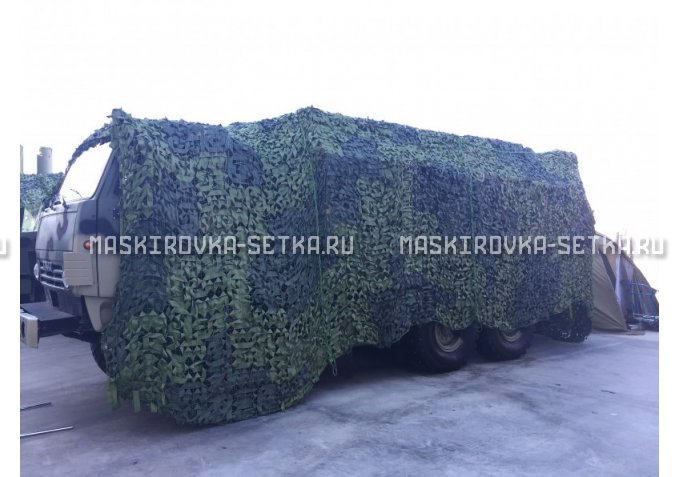 Маскировочная сеть Лес 3х6 м без антипирена – купить по цене 4400 руб. в интернет-магазине в городе Курган картинка 4