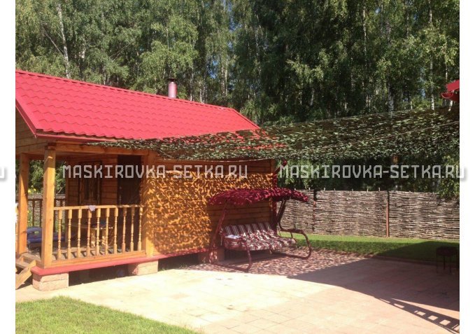 Маскировочная сеть Лес 3х6 м без антипирена – купить по цене 4400 руб. в интернет-магазине в городе Курган картинка 7