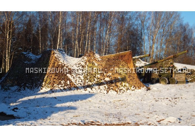 Маскировочная сеть МКТ-2П Поле 3х6 м – купить по цене 4400 руб. в интернет-магазине в городе Курган картинка 7