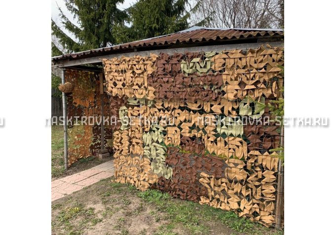Маскировочная сеть МКТ-2П Поле 3х6 м – купить по цене 4400 руб. в интернет-магазине в городе Курган картинка 2