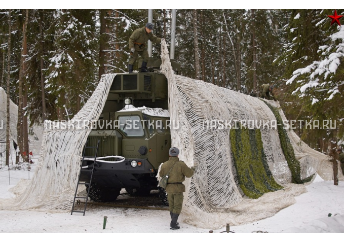 Маскировочный комплект МКТ-2С Снег 12х18 м – купить по цене 64800 руб. в интернет-магазине в городе Курган картинка 8