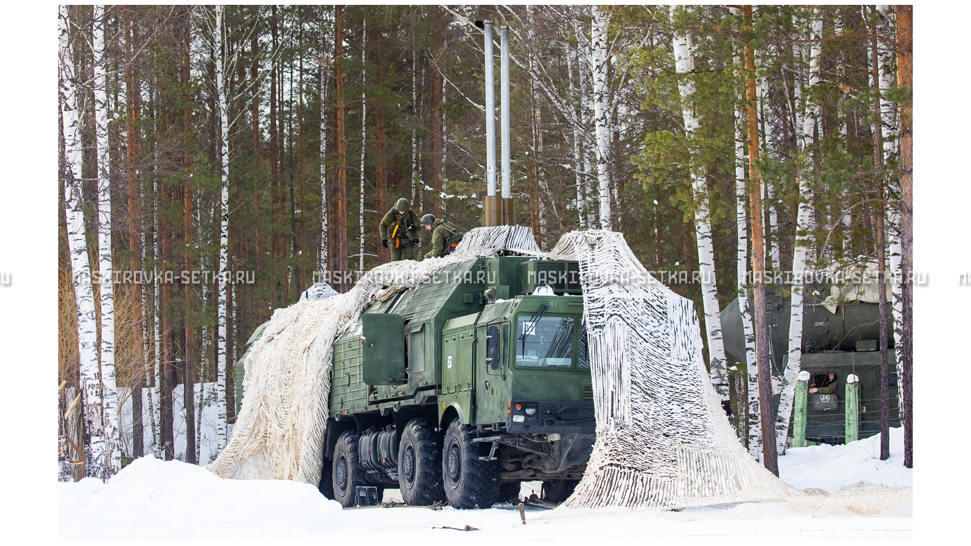 Маскировочный комплект МКТ-2С Снег 12х18 м – купить по цене 64800 руб. в интернет-магазине в городе Курган картинка 28