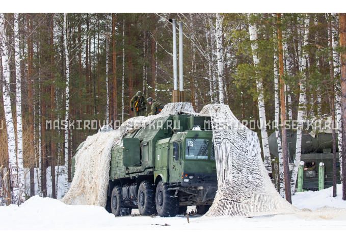 Маскировочный комплект МКТ-2С Снег 12х18 м – купить по цене 64800 руб. в интернет-магазине в городе Курган картинка 5