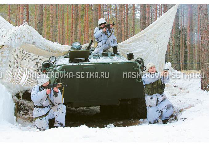 Маскировочный комплект МКТ-2С Снег 12х18 м – купить по цене 64800 руб. в интернет-магазине в городе Курган картинка 6